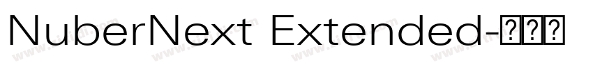 NuberNext Extended字体转换